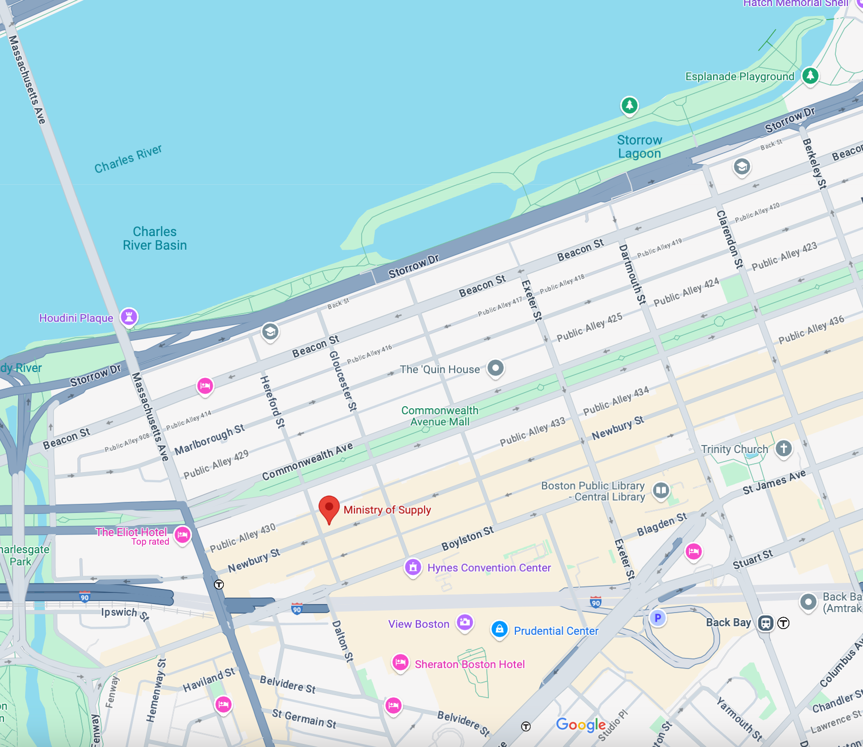 Boston Flagship Map Mobile